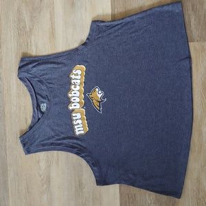 NWOT Rivalry Threads Women's Montana State Bobcats Tank Top Grey Size M